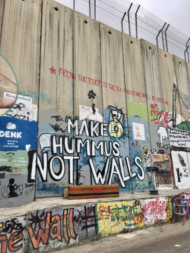 Mauer zwischen Bethlehem und Jerusalem